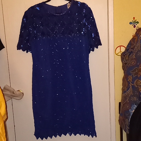 Vintage New York Sequin Dress - Picture 1 of 9